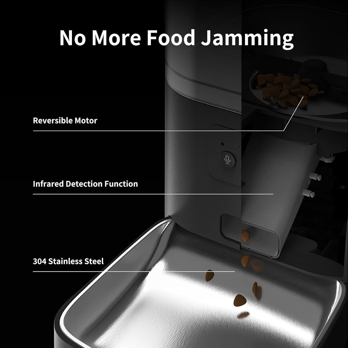 Wifi APP Control Voice Call Function 6L Dog Cat Food Dispenser Timed Pet Feeder Food and Water 2 in 1 Smart Automatic Pet Feeder