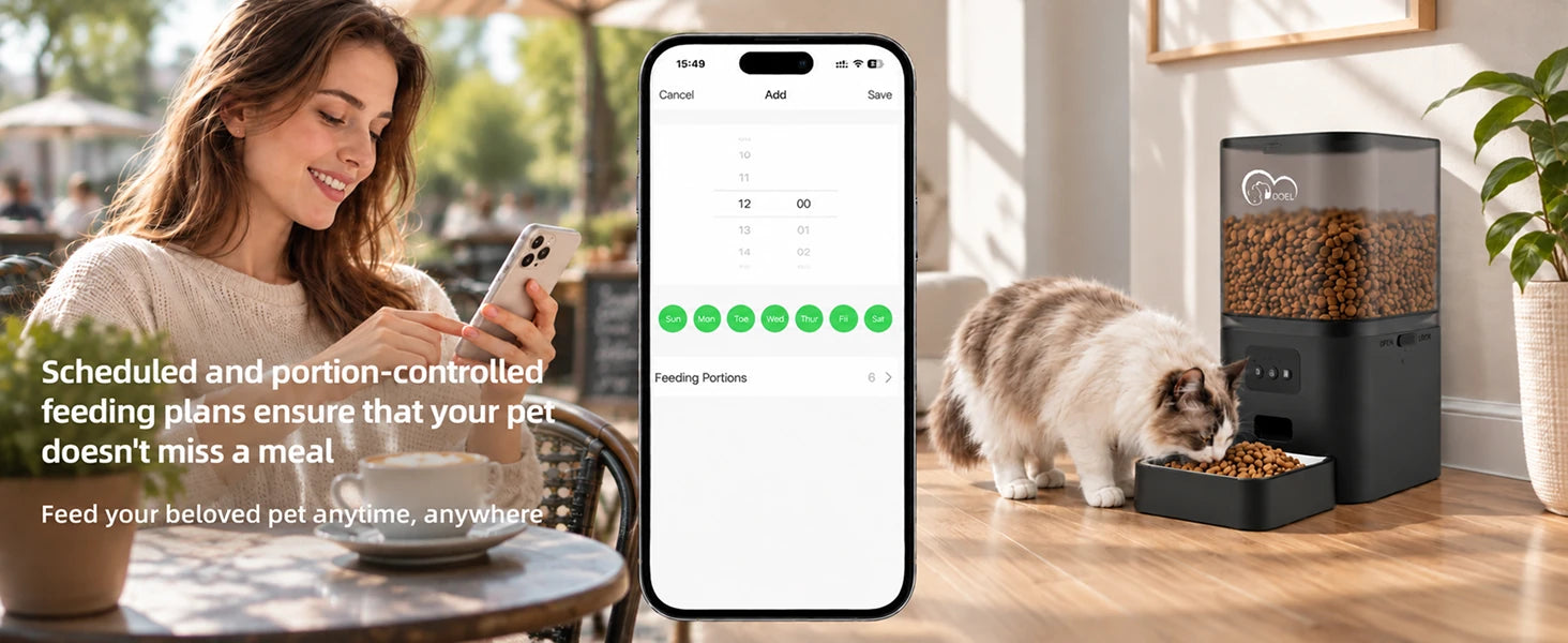 Remote feeding schedules